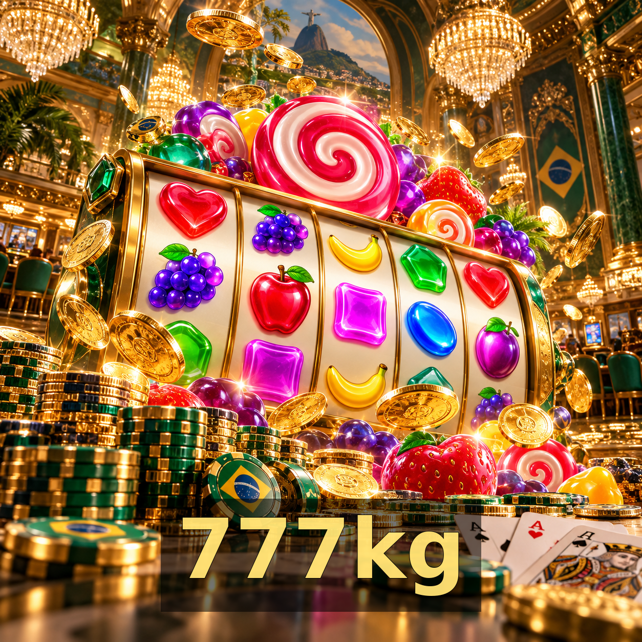 Infográfico RTP jogos de cassino 777kg